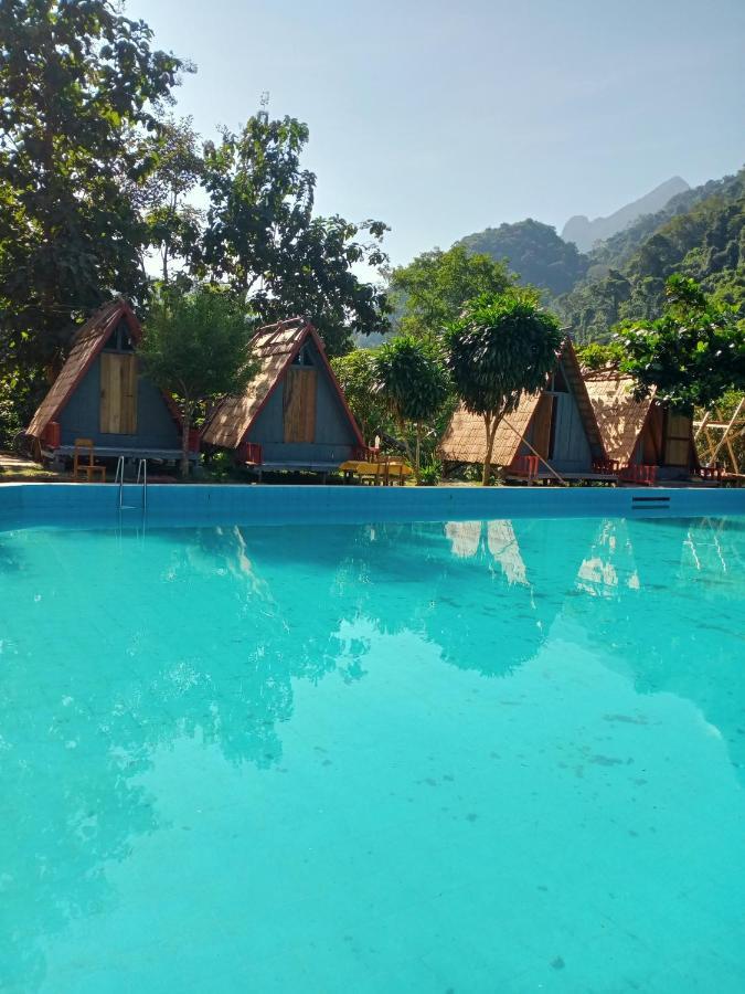 Готель Nongkhiaw Campingsite Swimming Pool Ban Phathok Екстер'єр фото
